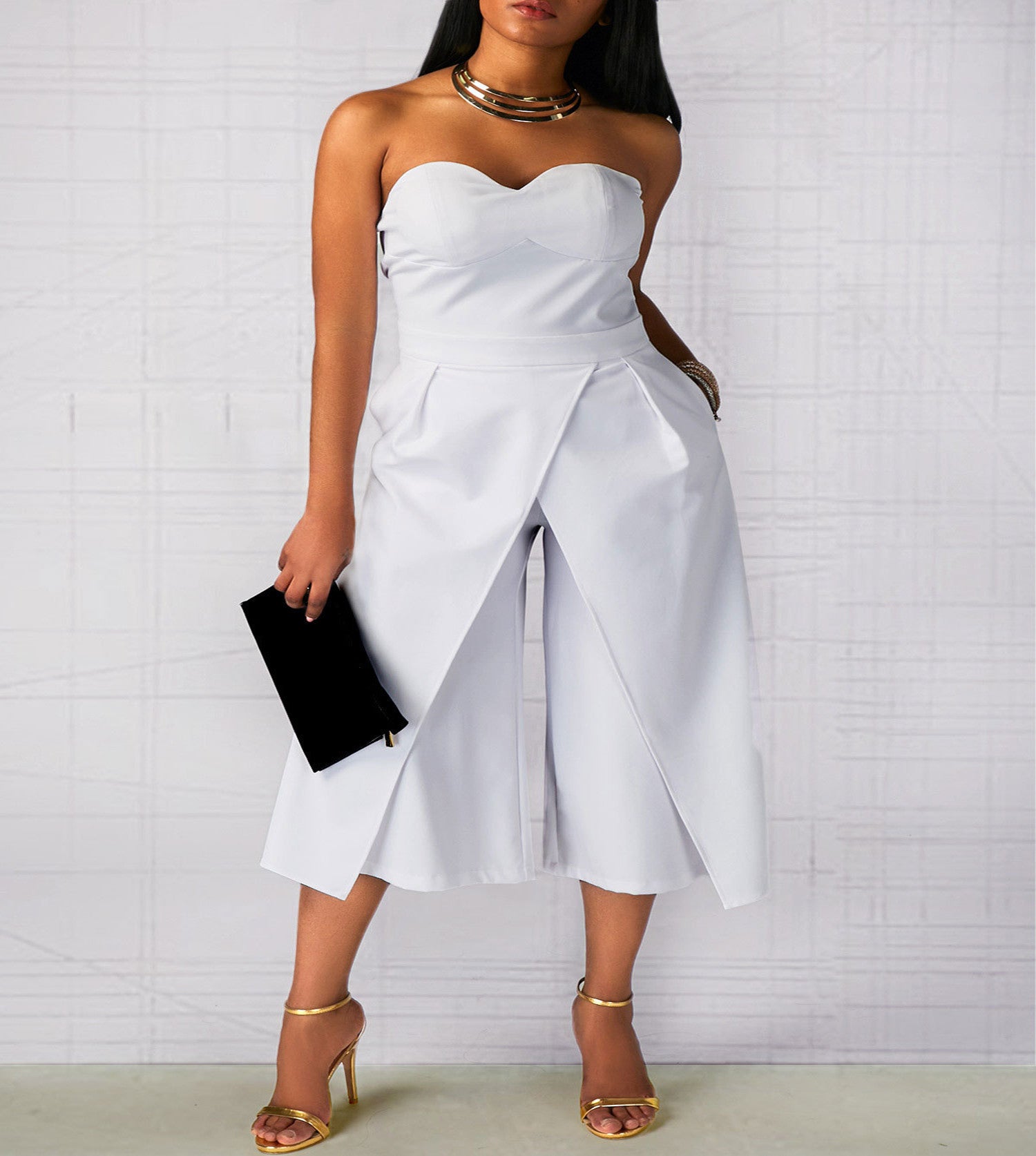 Beauty split jumpsuit