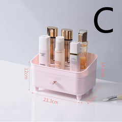 Transparent Makeup Vanity Box Portable Drawer Separation Storage Box