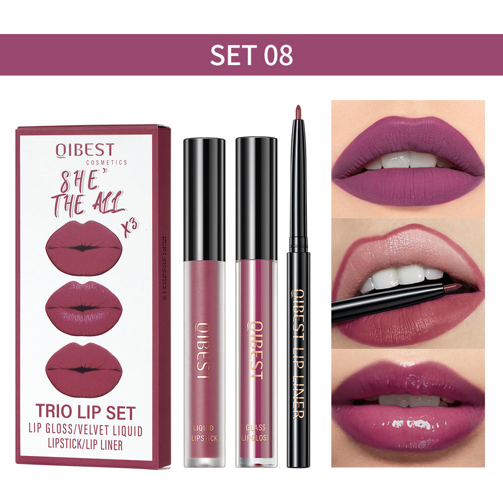 No Stain On Cup Lip Lacquer Matte Finish Moisturizing And Nourishing Lip Liner Suit