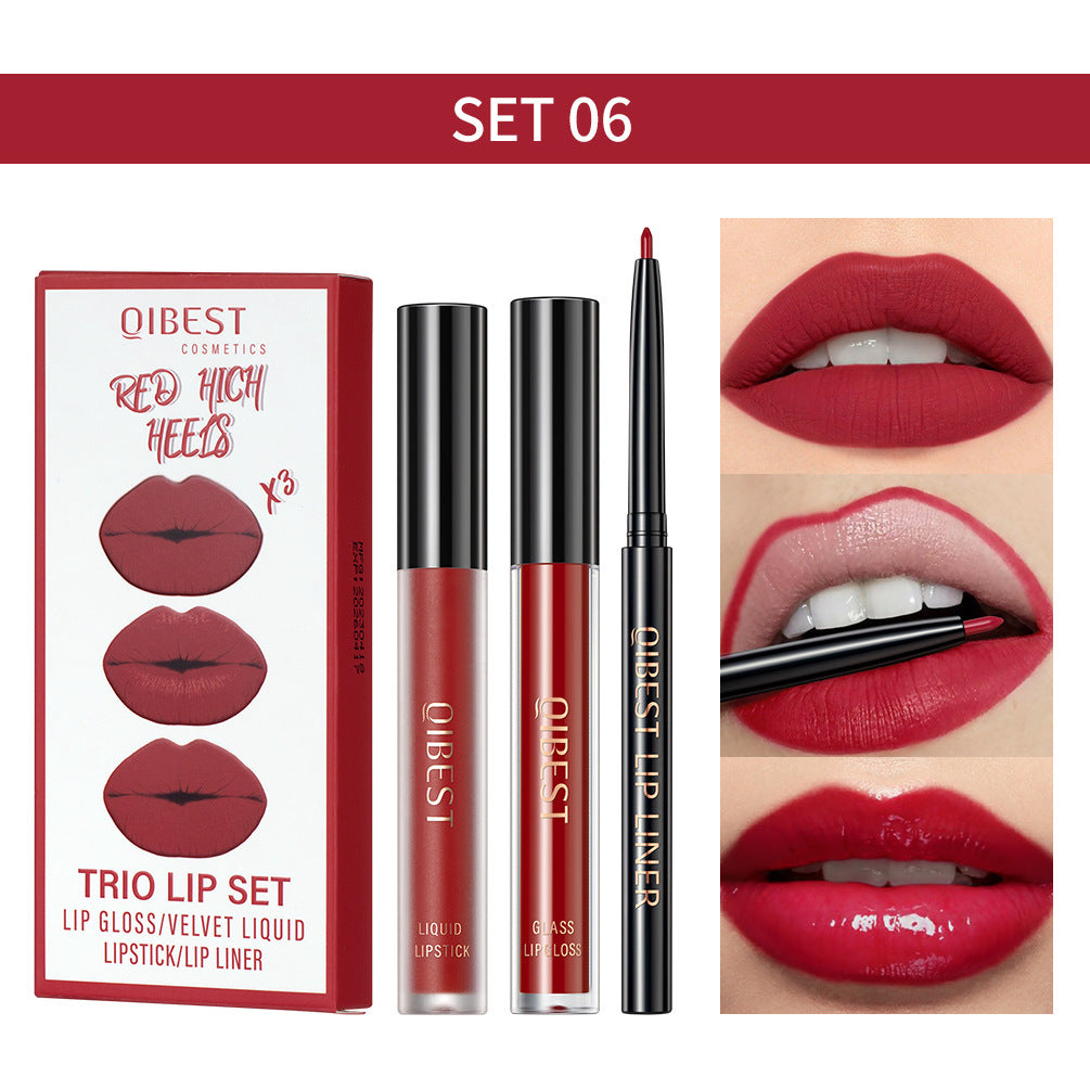 No Stain On Cup Lip Lacquer Matte Finish Moisturizing And Nourishing Lip Liner Suit