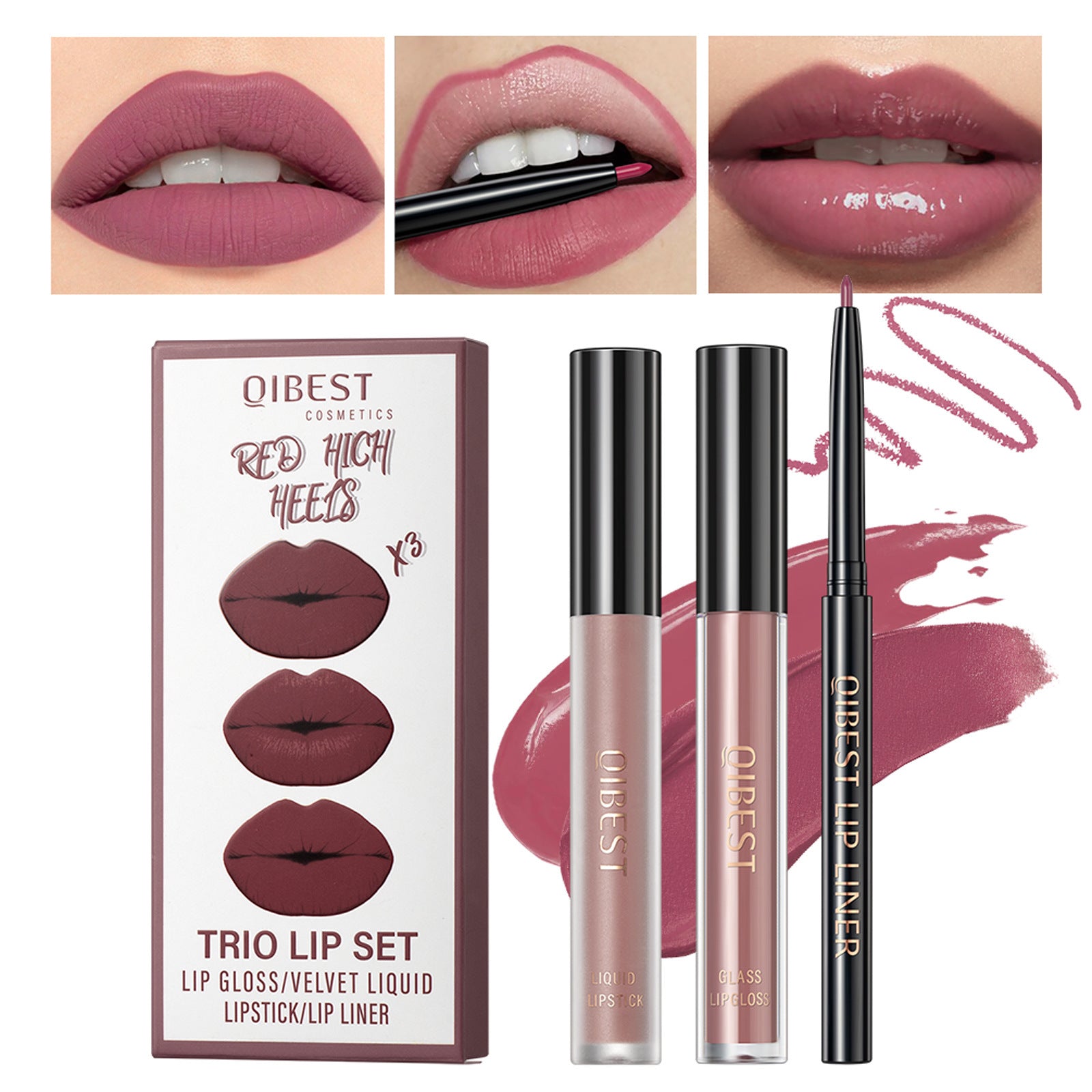 No Stain On Cup Lip Lacquer Matte Finish Moisturizing And Nourishing Lip Liner Suit